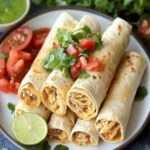 Crockpot Hähnchen Taquitos