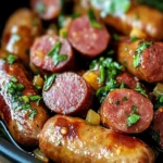 Crockpot Kielbasa Grüne Bohnen