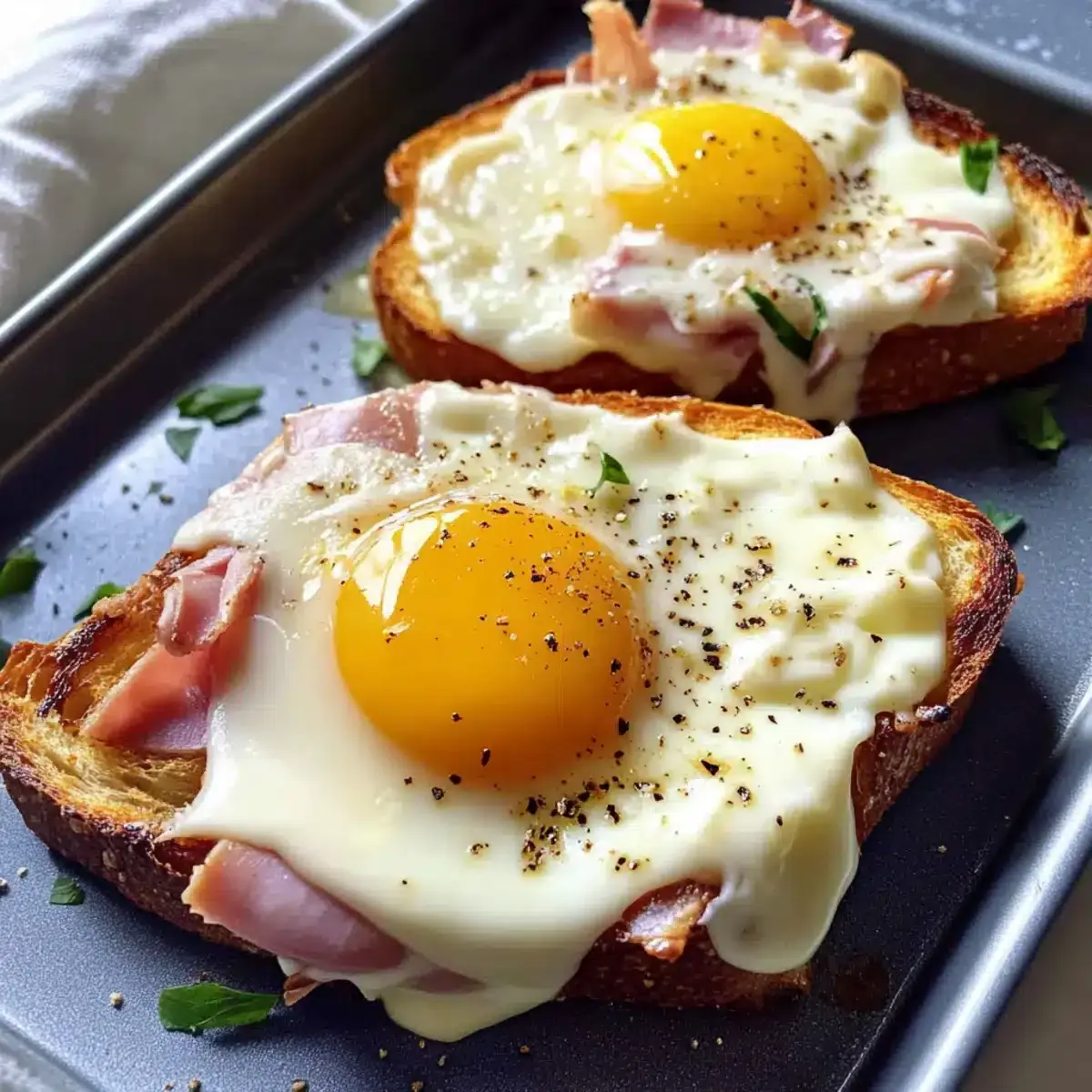 Croque Madame Toast