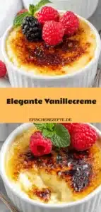 Crème Brûlée mit Beeren