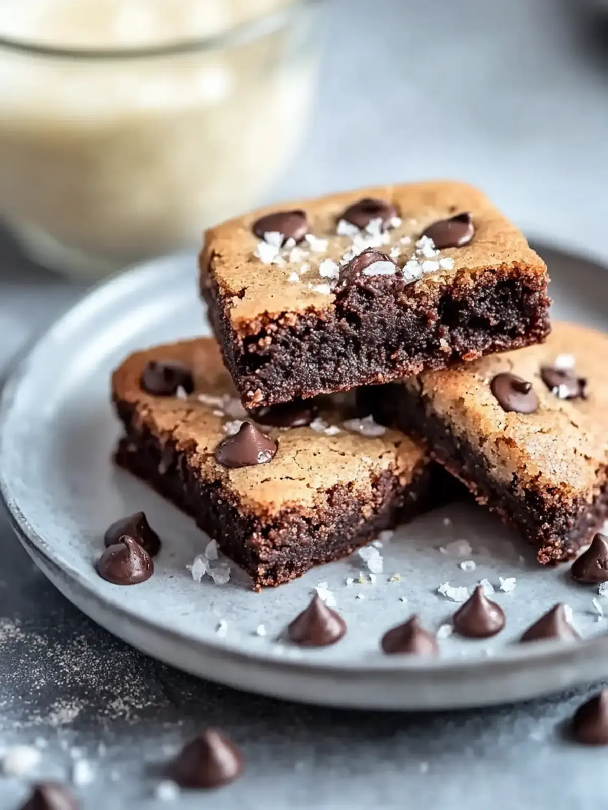 Doppelschicht Vegane Brookies