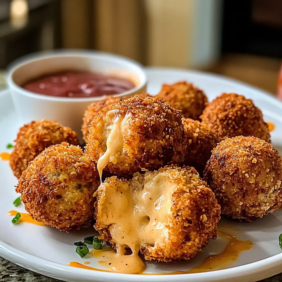 Easy Reuben Bällchen