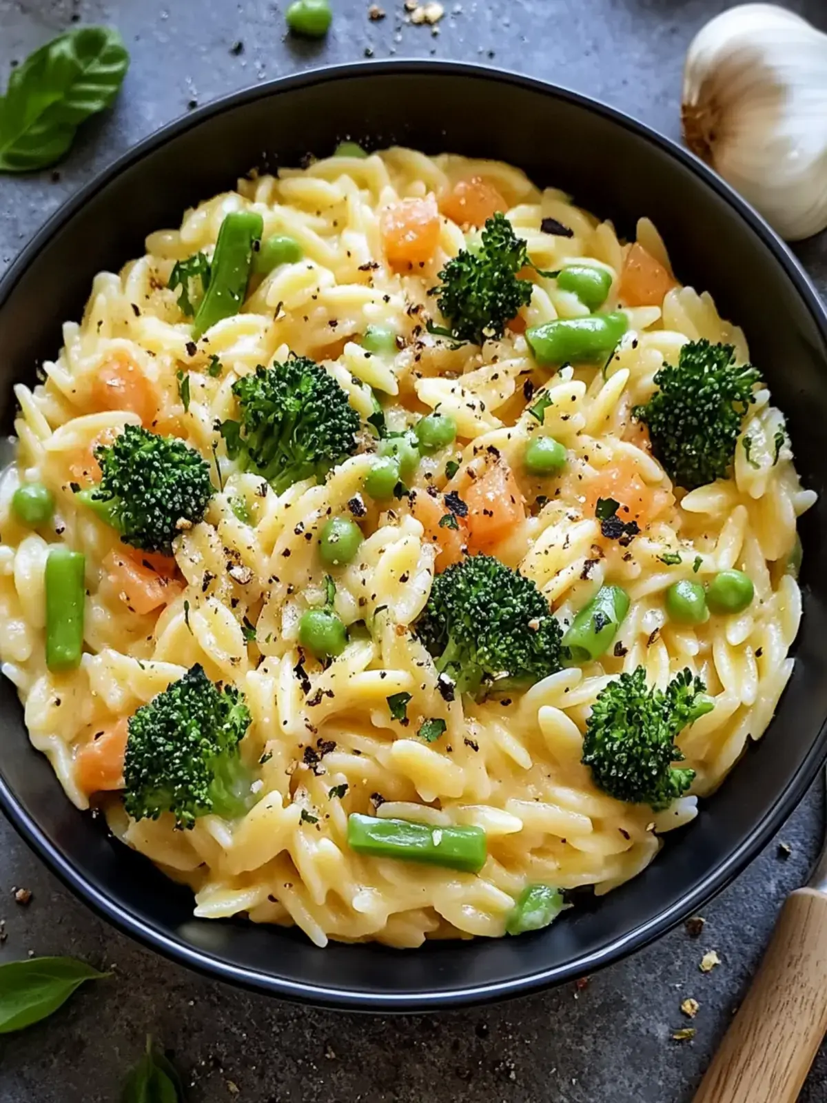 Schnelle Ein-Topf-Orzo-Nudeln mit Brokkoli für den Feierabend 2 Ein-Topf-Orzo-Nudeln mit Brokkoli
