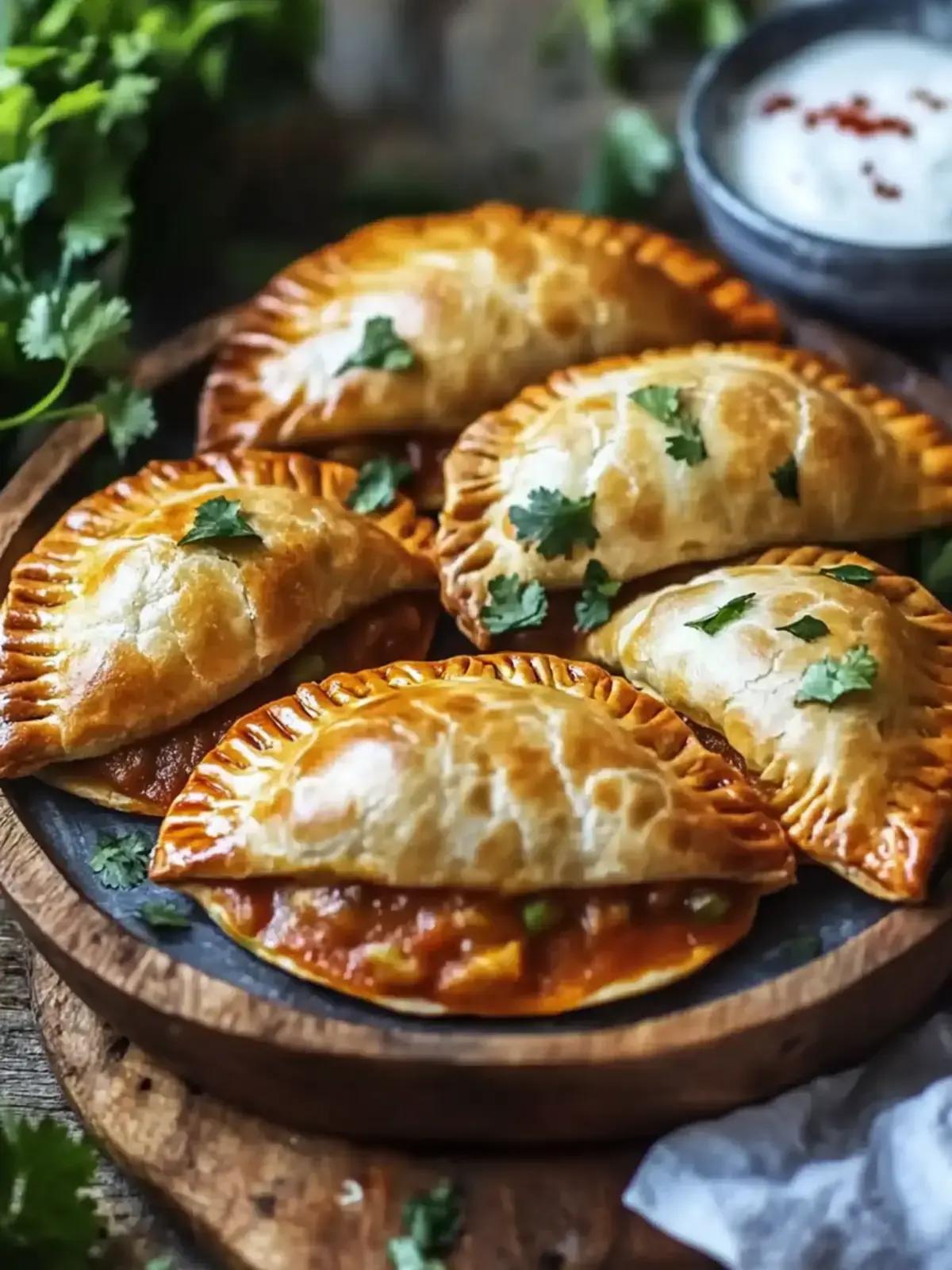 Einfache Chipotle Hähnchen Empanadas