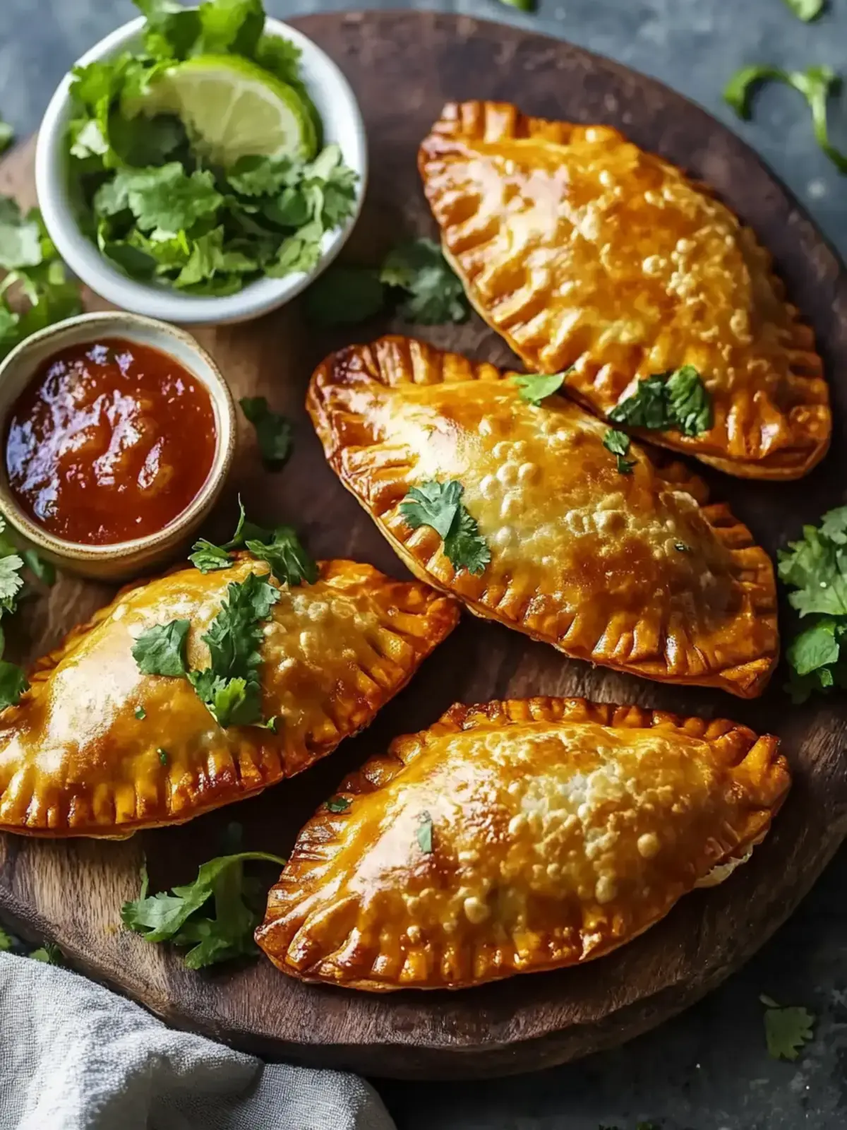 Einfache Chipotle Hähnchen Empanadas