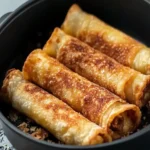Einfache Heiyluftfritteuse Apfelkuchen Taquitos