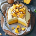 Einfacher Mango Kokosnuss Kastenkuchen