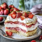 Erdbeer-Baiser-Torte