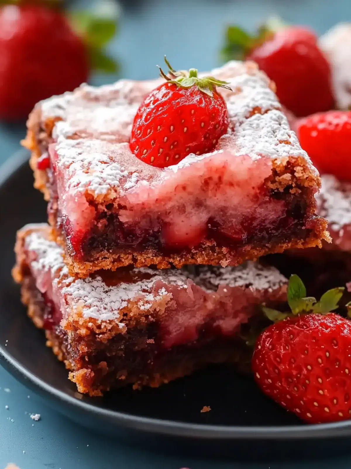 Erdbeer Brownies