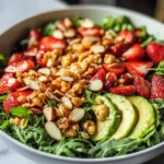 Erdbeer Crunch Salat