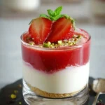 Erdbeer Dessert im Glas