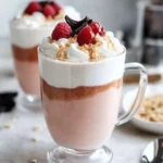 Erdbeer Kuchen Latte