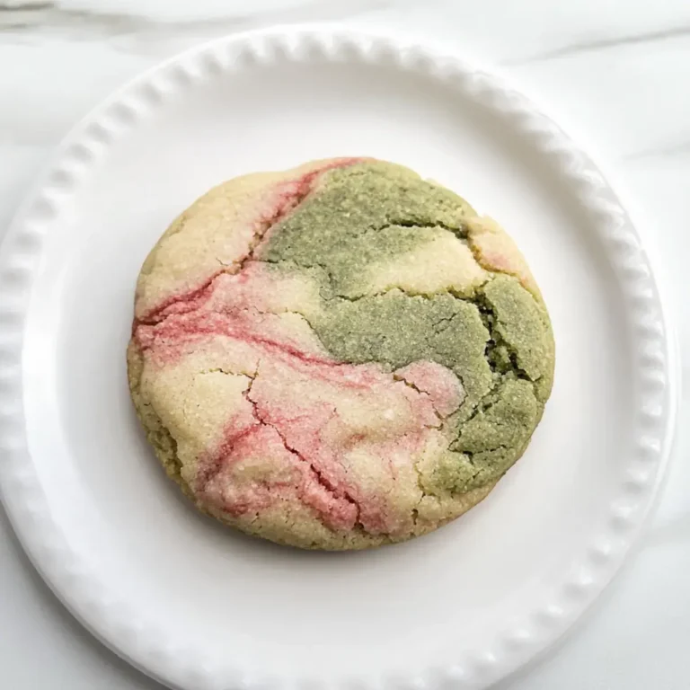 Erdbeer Matcha Marmorkekse