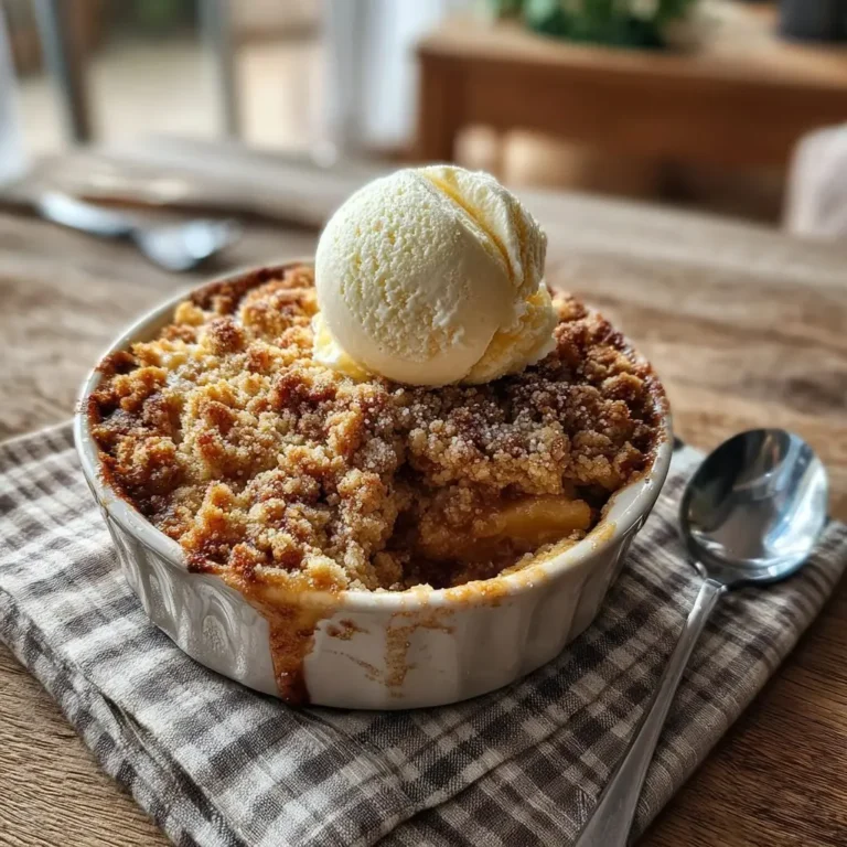 Erdbeer Rhabarber Crumble Vanillecreme