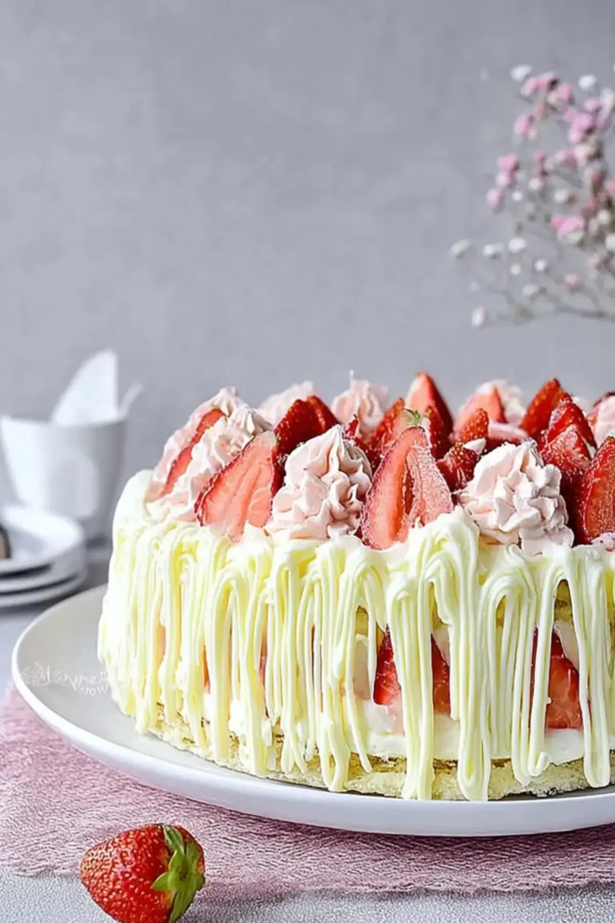 Erdbeer Sahne Torte