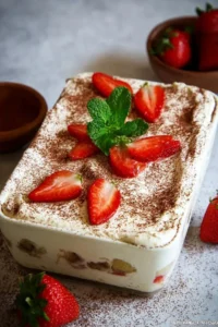 Erdbeertiramisu – Cremiges Sommerdessert ohne Backen