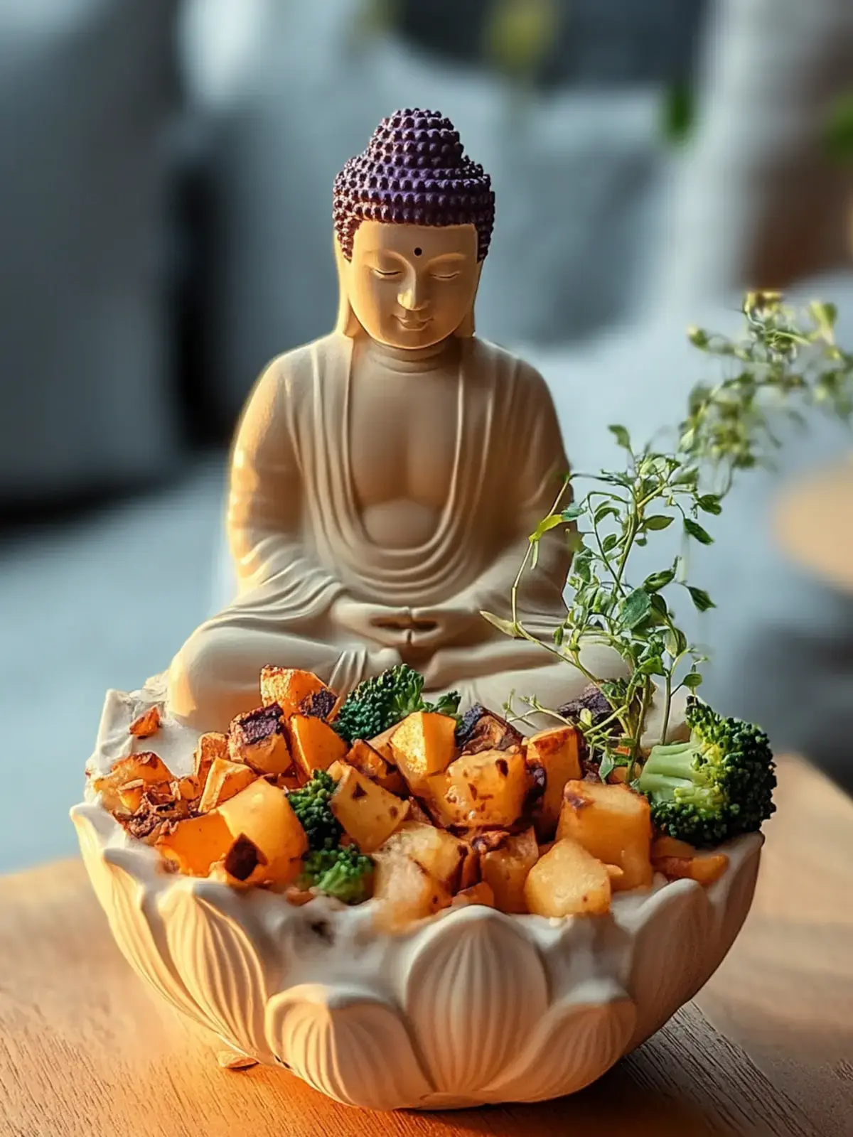 Erdnuss Syykartoffel Buddha Schyssel