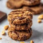 Erdnussbutter Schokoladenstückchen Kekse