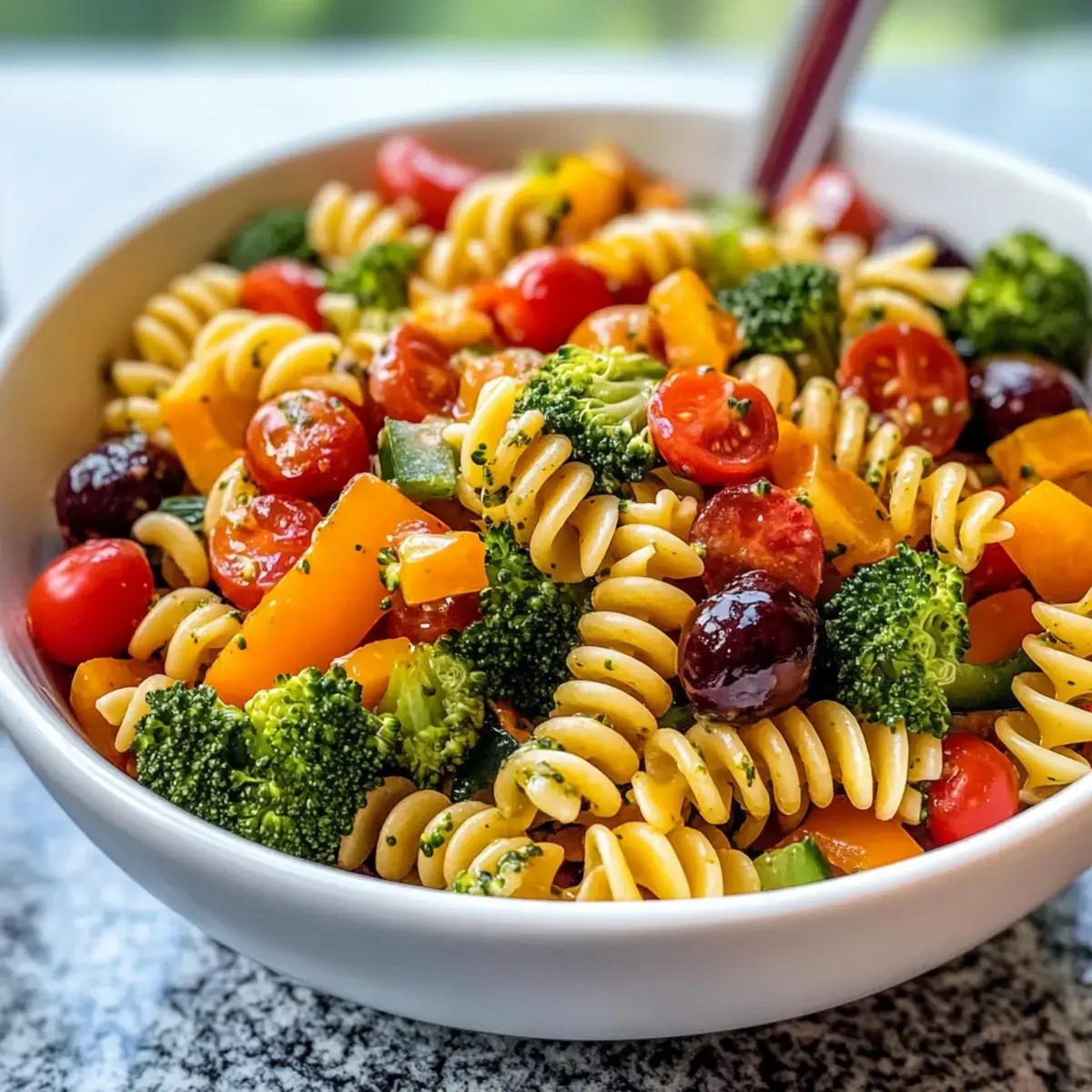 Erfrischender Nudelsalat