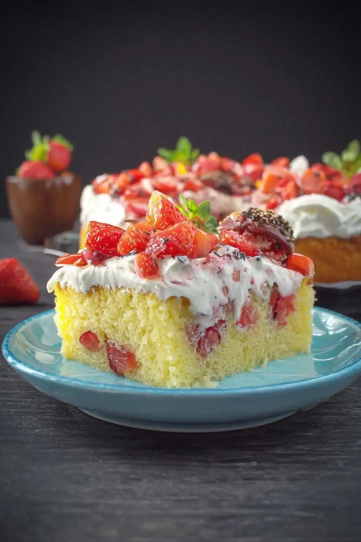 Fantakuchen vom Blech mit Schmand & Erdbeeren – Bestes Rezept - Muma’s Kitchen 4 Fantakuchen vom Blech mit Schmand Erdbeeren