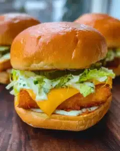 Fisch Burger wie von McDonald’s