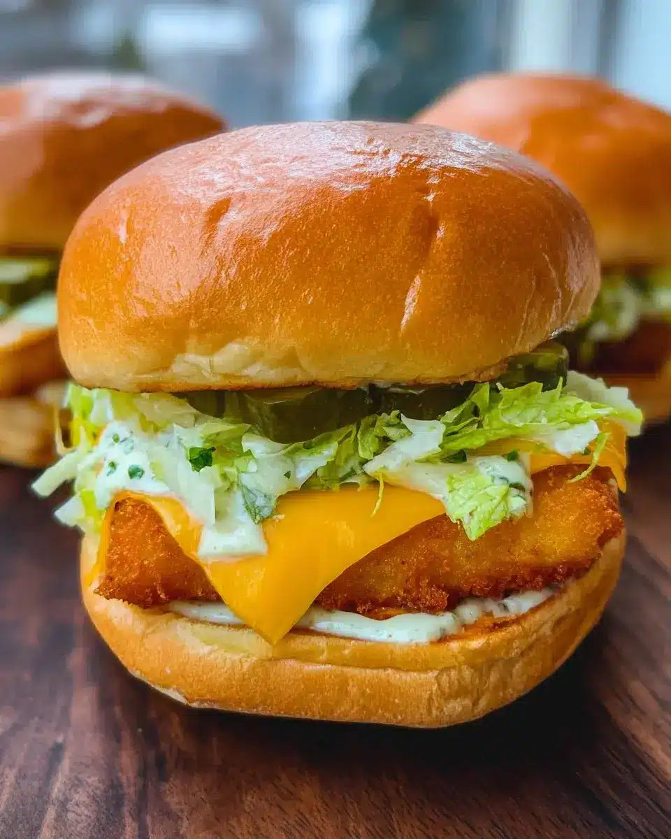 Fisch Burger wie von McDonald's
