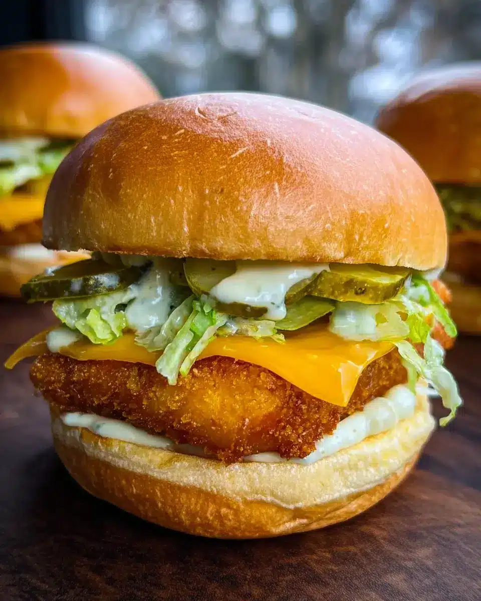 Fisch Burger wie von McDonald's