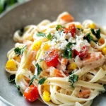 Frische Frühlingspasta Primavera