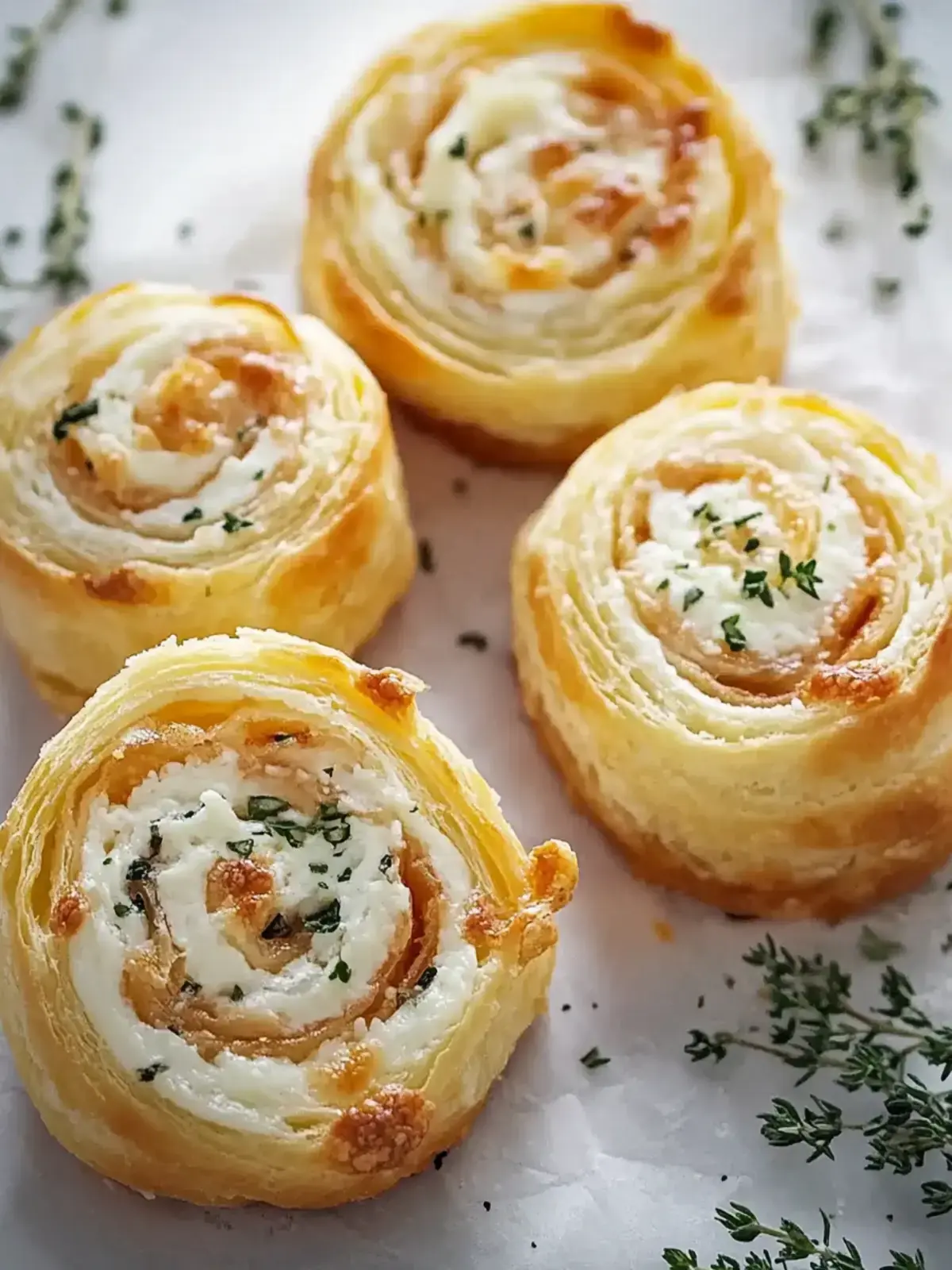 Frischkäse-Rollen