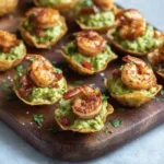 Garnelen Guacamole Bites