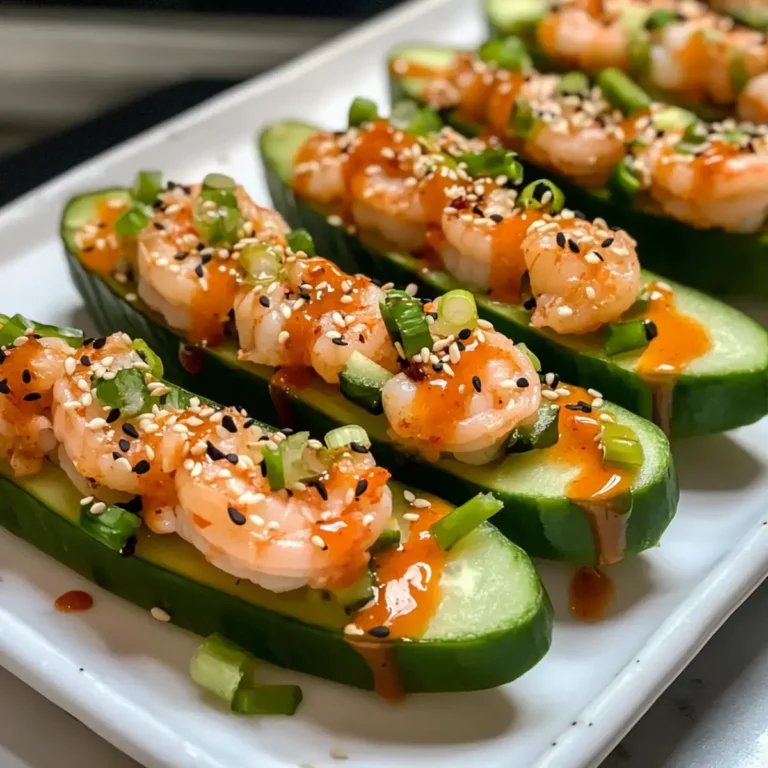 Garnelen-Sushi-Gurken-Boote