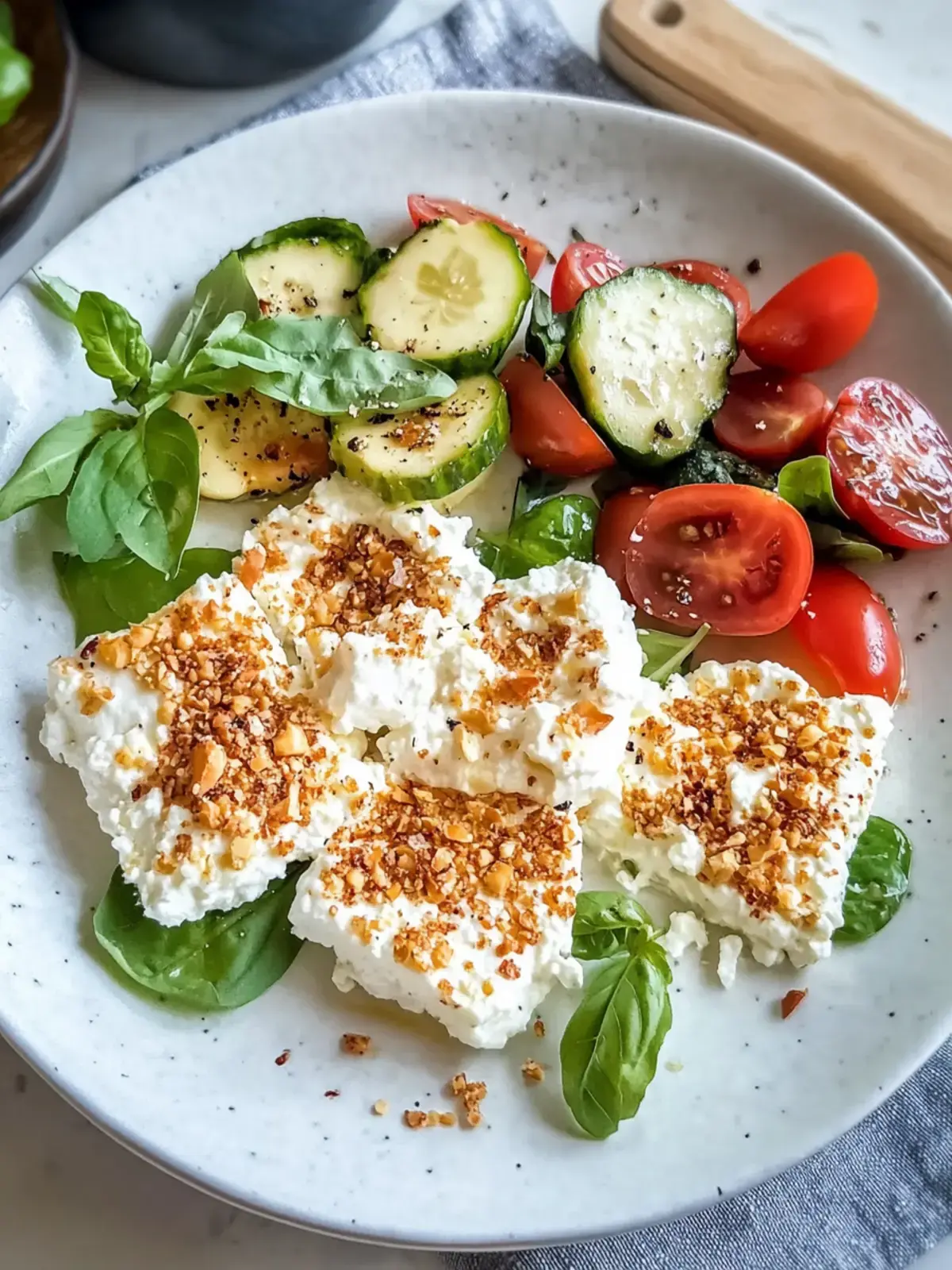 Gebratener Feta Low Carb