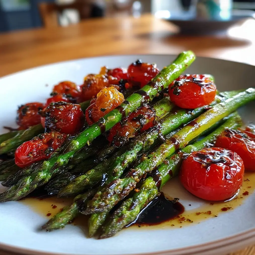 Gebratener Grüner Spargel