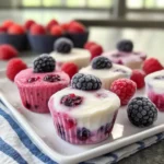 Gefrorene Joghurt Beerenbissen