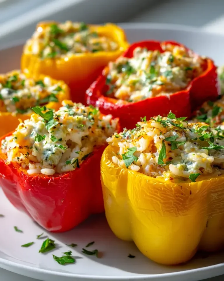 Gefüllte Paprika mit Reis