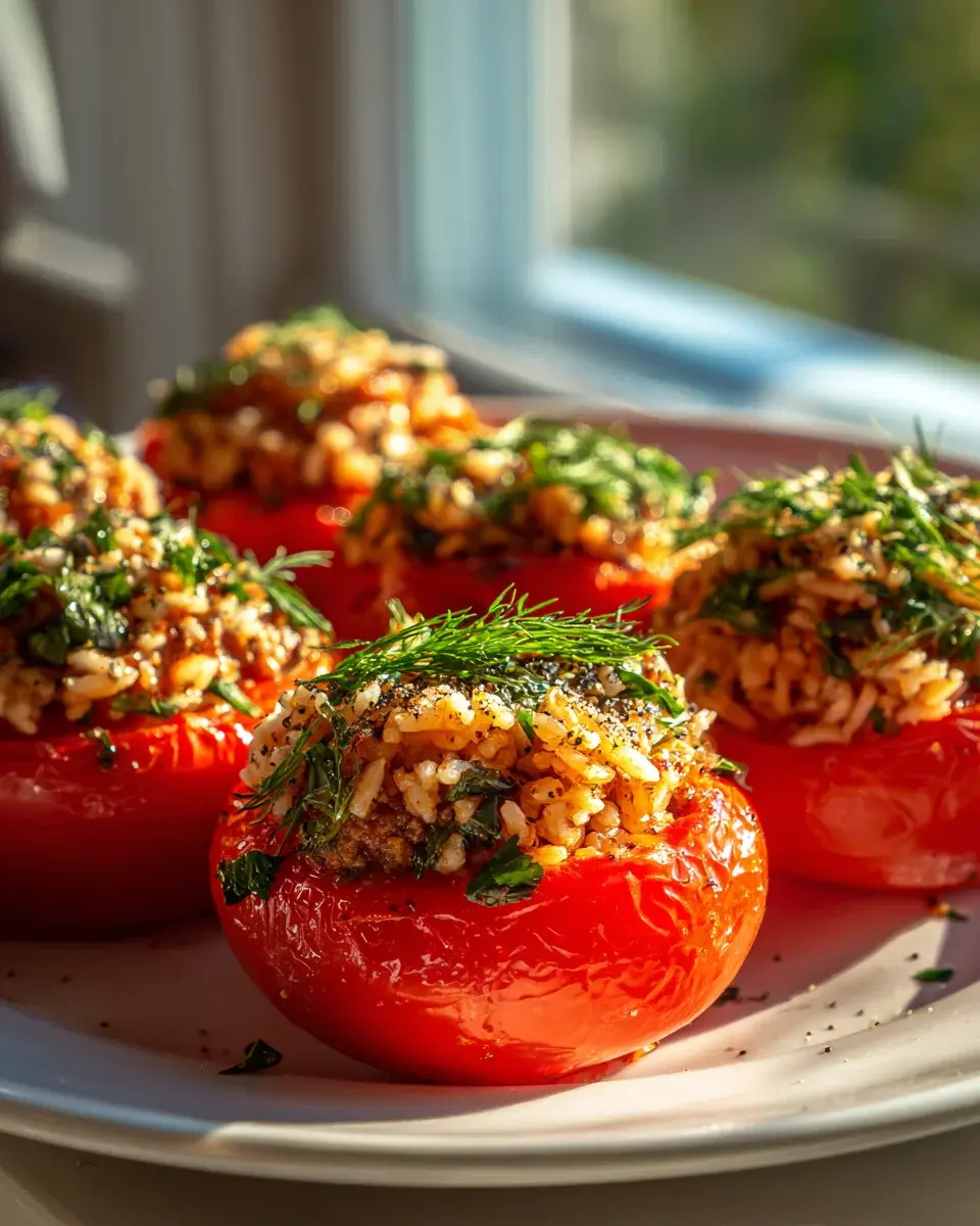 Gefüllte Tomaten Rind Kräuter