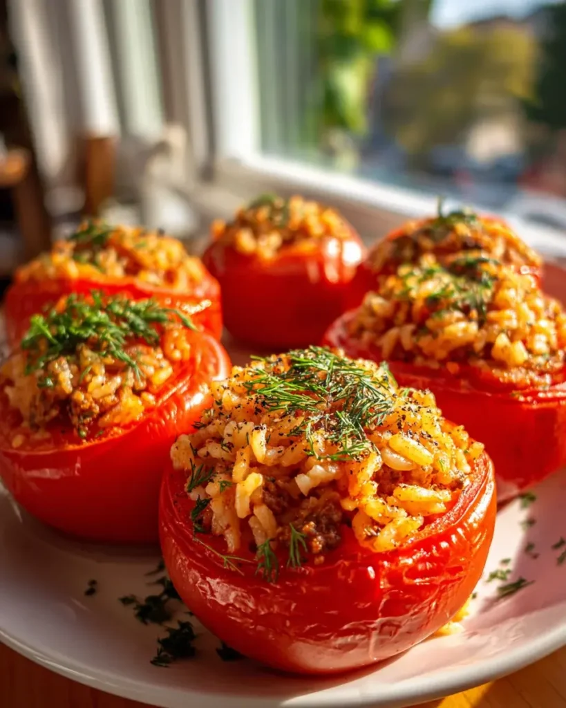 Gefüllte Tomaten Rind Kräuter