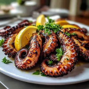 Gegrillter Oktopus Mediterran
