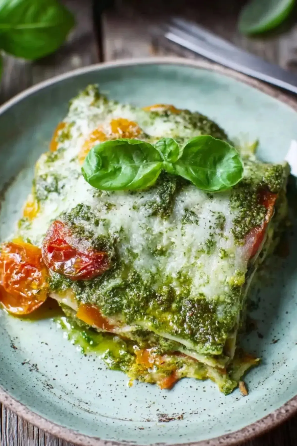 Gemüse Lasagne mit Pesto