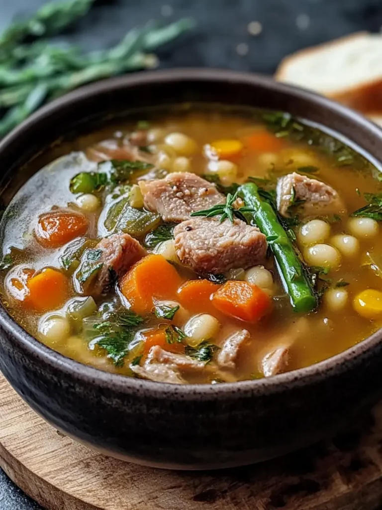 Gemütliche Crockpot Gemüse-Rinderfleischsuppe mit Gerste – Einfache Rezept
