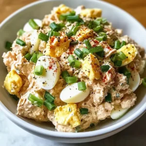 Gesunder Thunfisch-Ei-Salat: Cremig & Einfach
