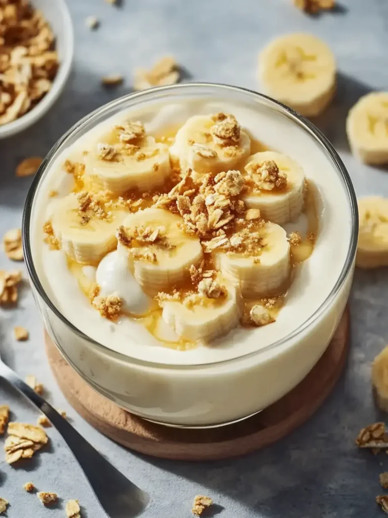 Gesunde Bananenpudding mit griechischem Joghurt Rezept – leckere Variante
