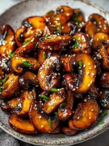 Unwiderstehlich würzige Gochujang-Pilze