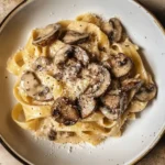 Gorgonzola Tryffelcremesauce mit Pilzen