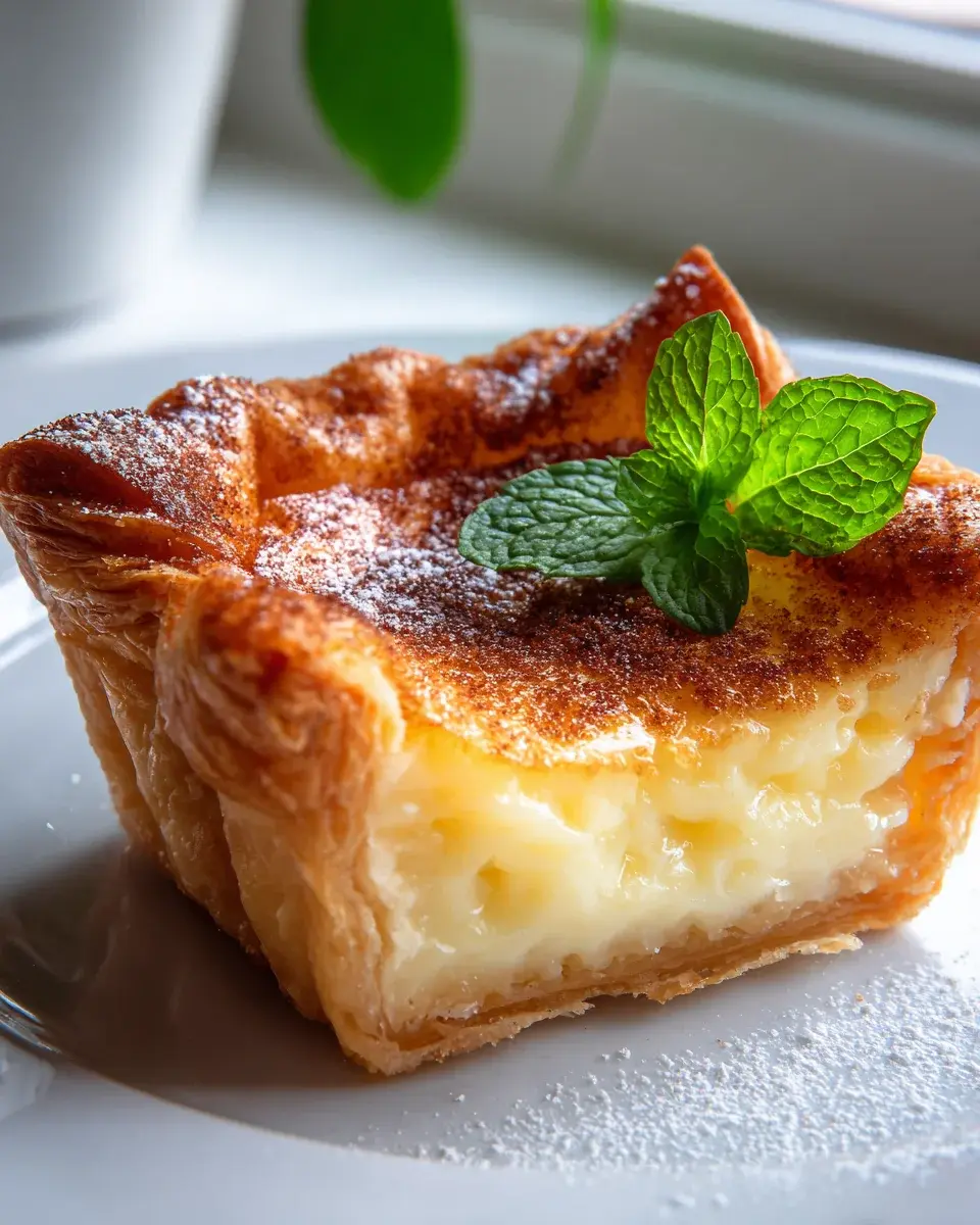 Griechische Pudding Tartes Zimt