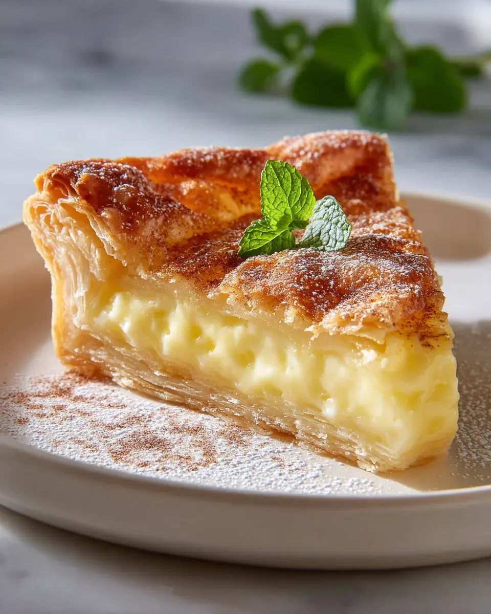Griechische Pudding Tartes Zimt