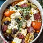 Griechischer Feta Auflauf mit Tomaten