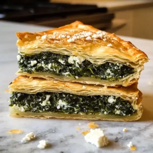 Griechischer Spinat-Feta-Pie (Spanakopita)