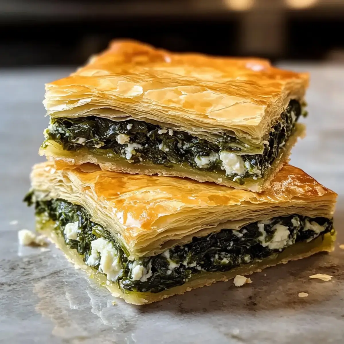 Griechischer Spinat-Feta-Pie Rezept