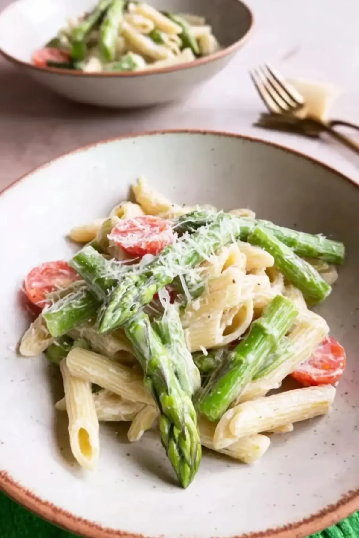 Grüne Spargel Pasta